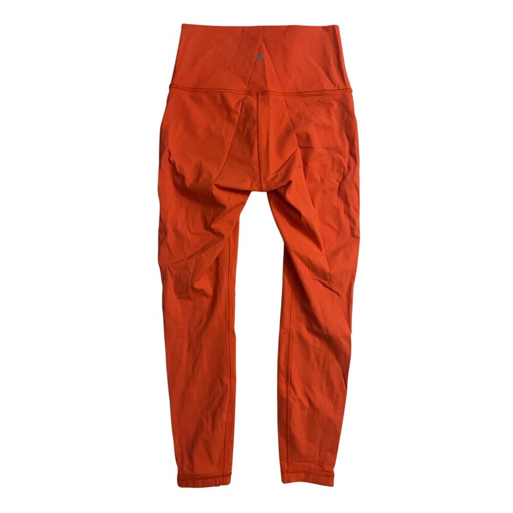Lululemon Align High-Rise 25" Leggings Orange Size 4 - Excellent